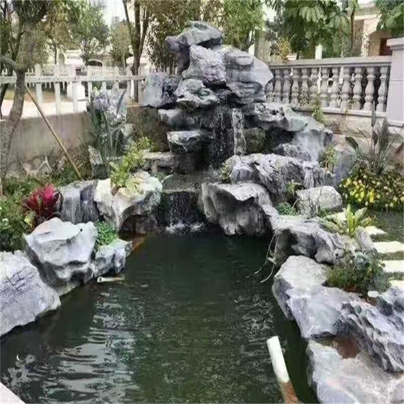 山东庭院鱼池改造过滤